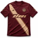 Burgundy Gold Prestige Jersey
